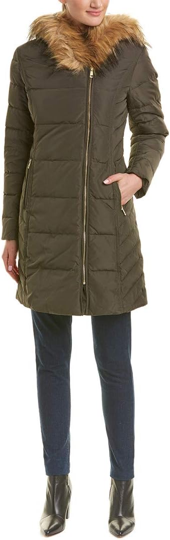 Women’s Hooded Taffeta Quilted Coat
