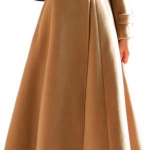 Women’s Long Double-Breasted Coat