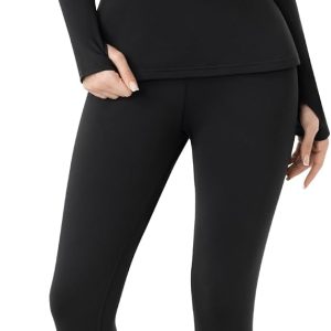 Women’s Black Thermal Underwear