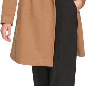 Shawl-Collar Wool Coat