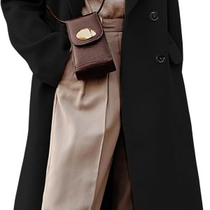 Autumn/Winter Long Double-Breasted Coat