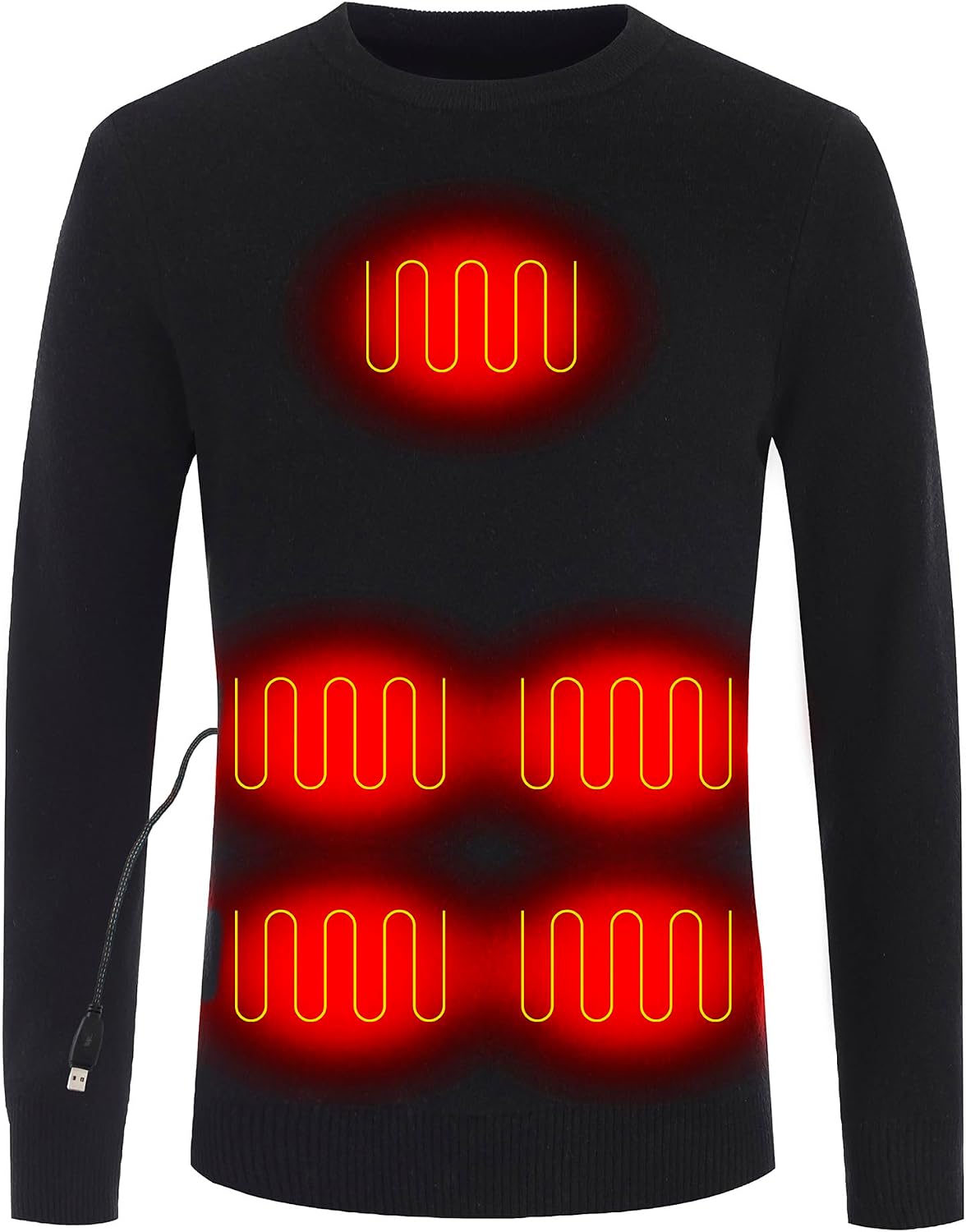Heated Pullover Sweatshirt – Battery Not Included