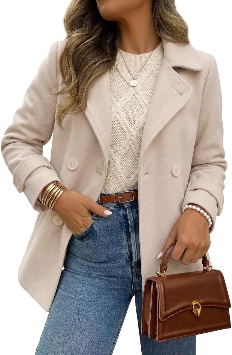 Women’s Double-Breasted Coat