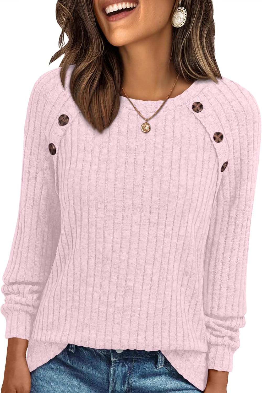 Women’s Long-Sleeve Knit Top