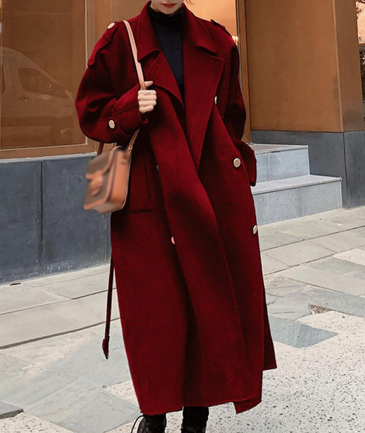 Loose-Fit Mid-Length Coat - Image 2